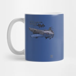 USS Arizona Space Battleship Mug